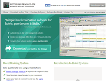 Tablet Screenshot of hotelsystems.co.uk